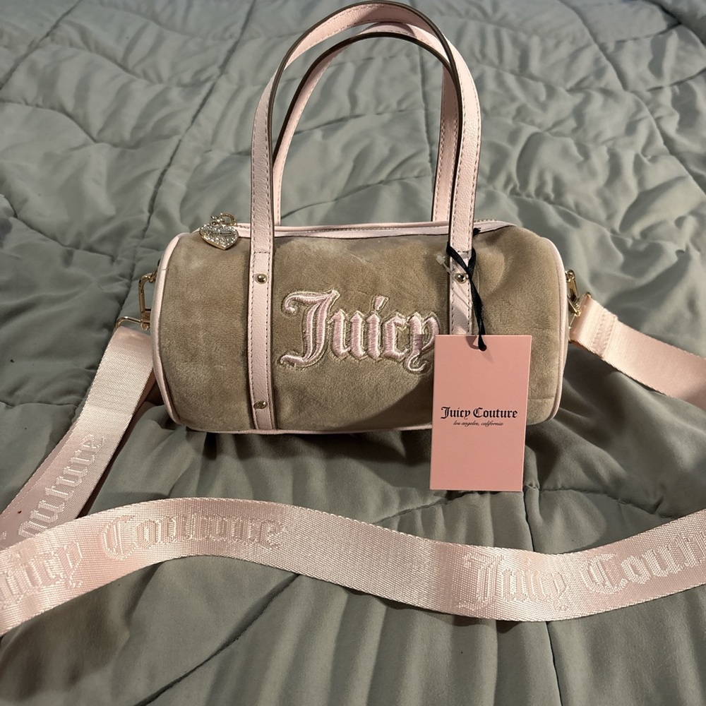 Juicy Couture Mini Bag in Pink and Tan